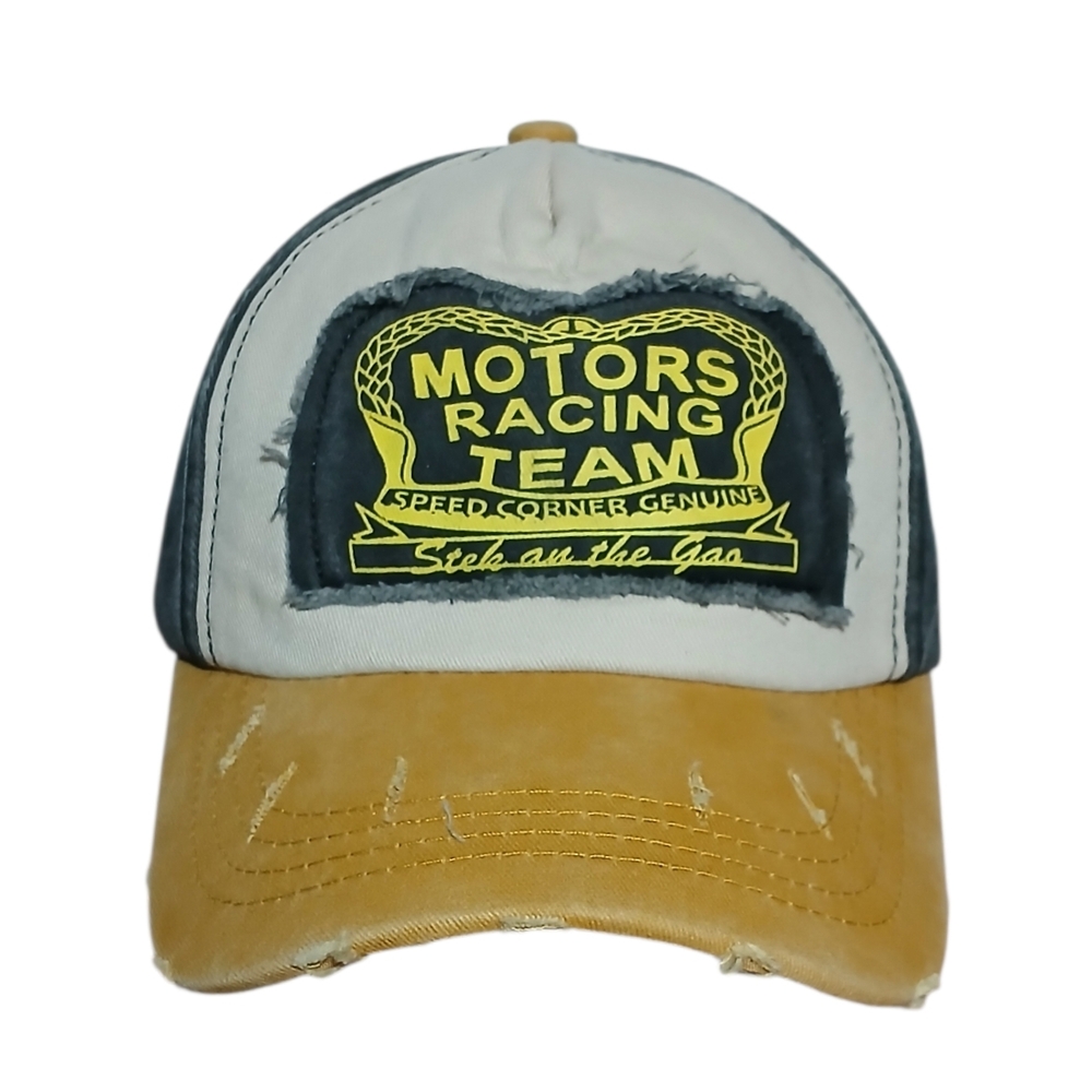 Motors Racing Team Distressed Strapback adjustable hat